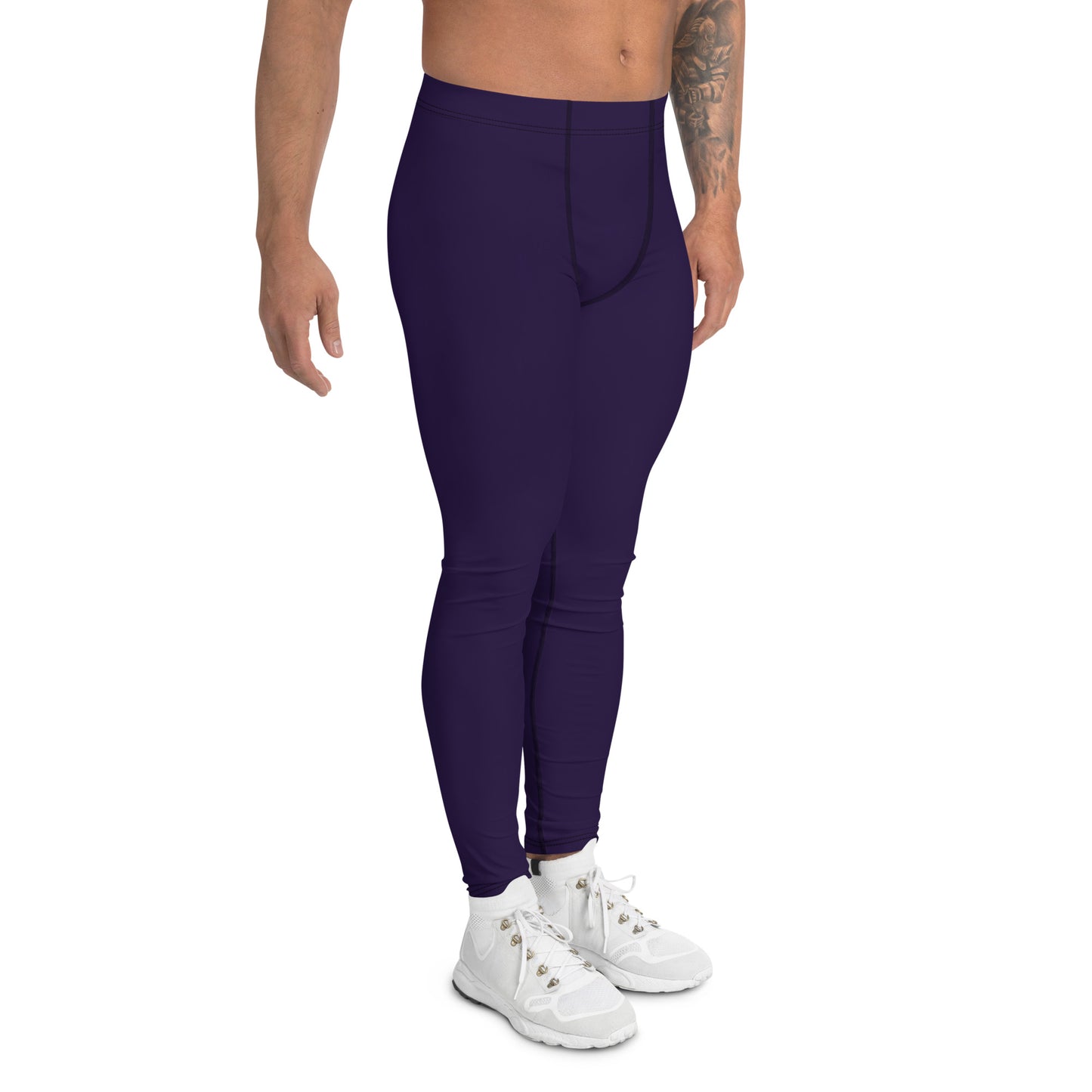 Men's Dark Purple Leggings